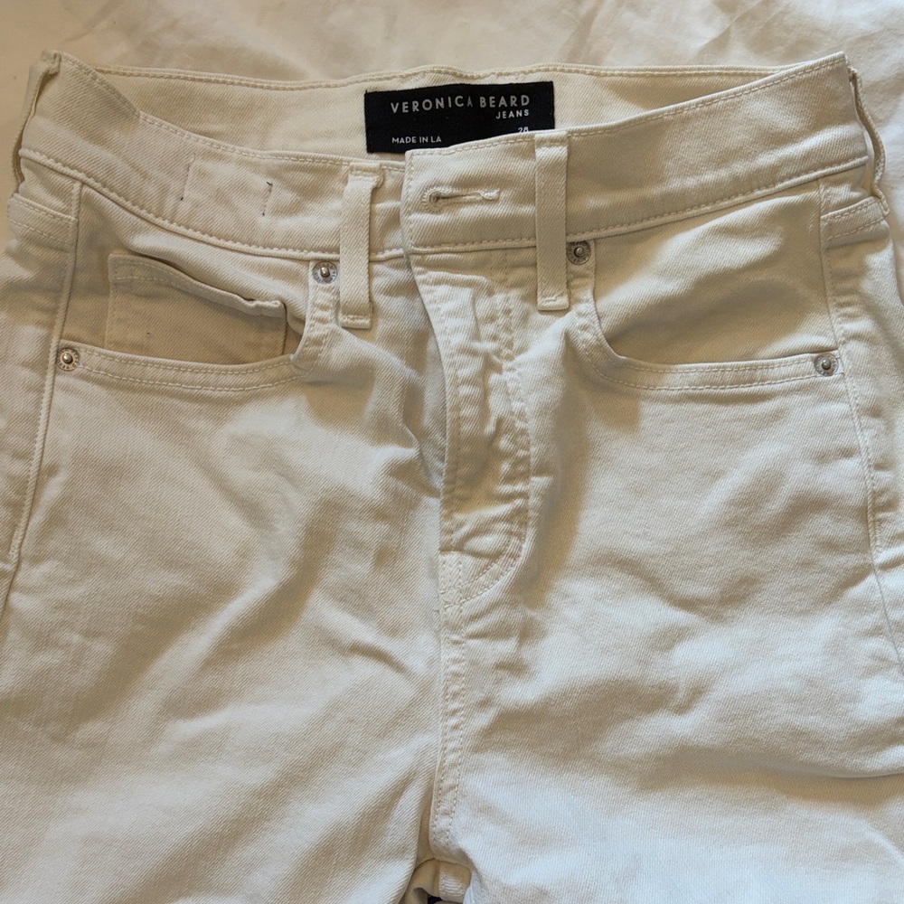 Veronica beard carson jeans (stained)